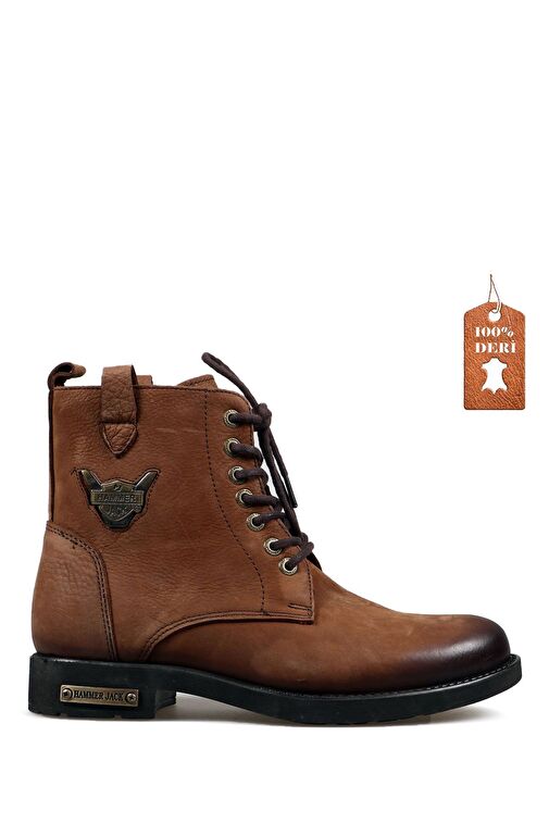 Hammer Jack Hakiki Deri Taba Yıkama Nubuk Erkek Bot - Görsel 2