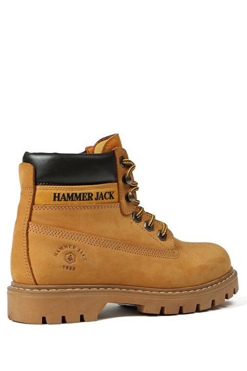 Hammer Jack Hakiki Deri Cat Sarı Nubuk Kadın Bot - Görsel 5