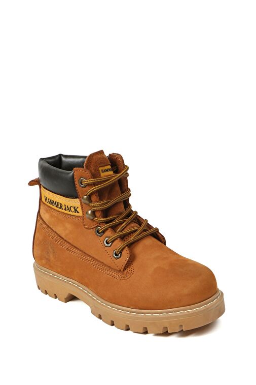Hammer Jack Hakiki Deri Tarçın Nubuk Kadın Bot - Görsel 3