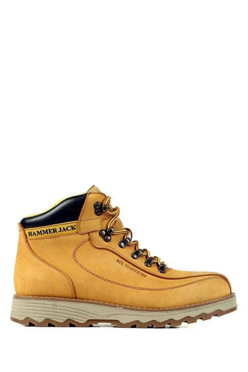 Hammer Jack Hakiki Deri Sarı Nubuk Erkek Bot - Görsel 2