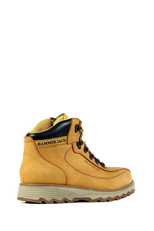 Hammer Jack Hakiki Deri Sarı Nubuk Erkek Bot - Görsel 3