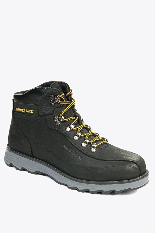Hammer Jack Siyah Yıkama Nubuk Outdoor Erkek Ayakkabı - Görsel 3