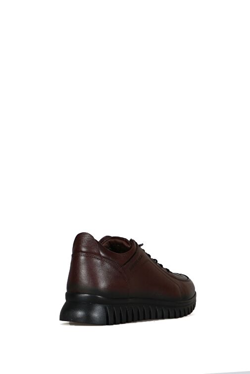 Hammer Jack Hakiki Deri Kahve Folce Erkek Günlük Ayakkabı - Görsel 4