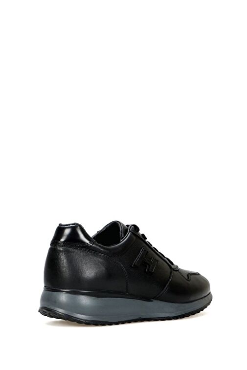 Hammer Jack Napoli Hakiki Deri Siyah-Gri Erkek Spor Ayakkabı - Görsel 4