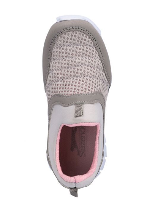 Slazenger EVA Kız Çocuk Sneaker Ayakkabı Gri / Pembe - Görsel 6