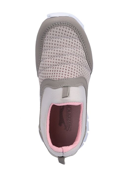 Slazenger EVA Kız Çocuk Sneaker Ayakkabı Gri / Pembe - Görsel 6