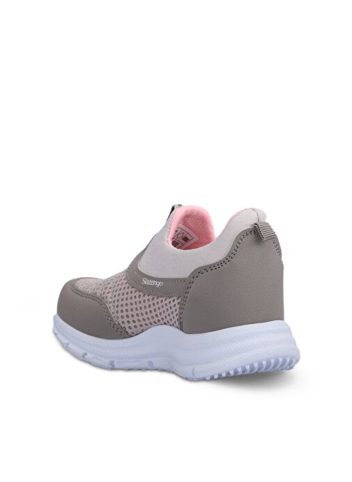 Slazenger EVA Kız Çocuk Sneaker Ayakkabı Gri / Pembe - Görsel 4