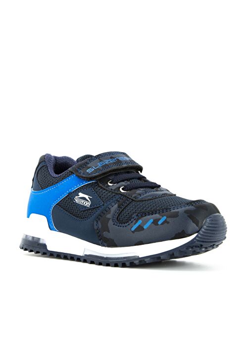 Slazenger EDMOND KTN Erkek Çocuk Sneaker Ayakkabı Lacivert Kamuflaj - Görsel 3
