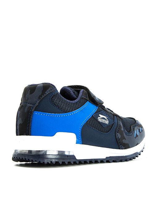 Slazenger EDMOND KTN Erkek Çocuk Sneaker Ayakkabı Lacivert Kamuflaj - Görsel 4