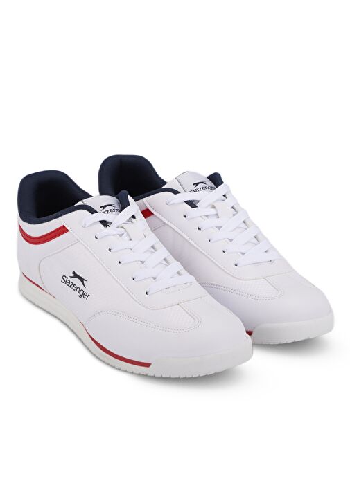 Slazenger MOJO I Erkek Sneaker Ayakkabı Beyaz / Kırmızı - Görsel 3