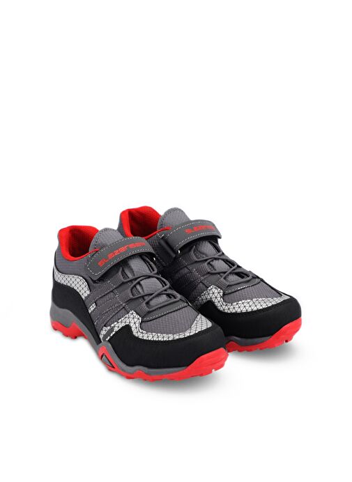 Slazenger ALDONA Erkek Çocuk Sneaker Ayakkabı Koyu Gri / Siyah - Görsel 3