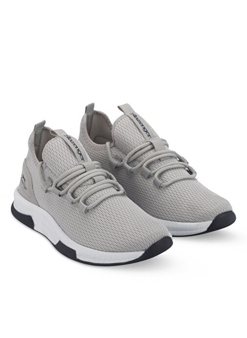 Slazenger ABENA I Erkek Sneaker Ayakkabı Gri - Görsel 3