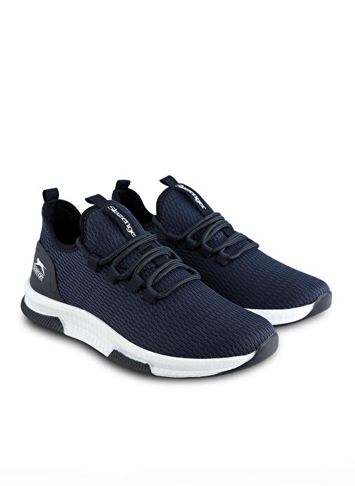Slazenger ABENA I Erkek Sneaker Ayakkabı Lacivert / Beyaz - Görsel 3
