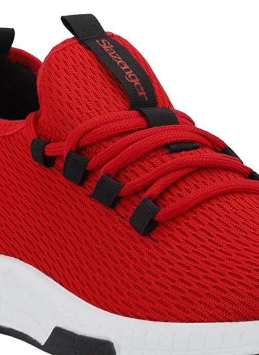 Slazenger ABENA I Kadın Sneaker Ayakkabı Kırmızı / Siyah - Görsel 5