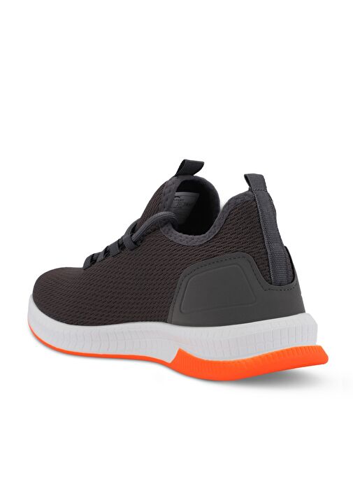 Slazenger ABENA I Kadın Sneaker Ayakkabı Koyu Gri / Turuncu - Görsel 4