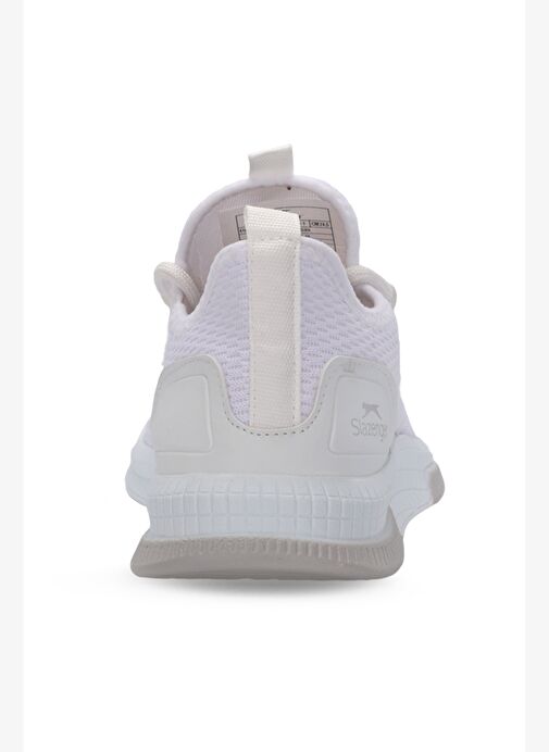 Slazenger ABENA I Kadın Beyaz / Gümüş Sneaker - Görsel 6