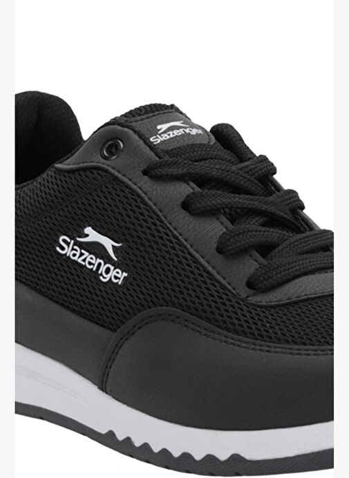 Slazenger ANGLE I Kadın Sneaker Ayakkabı Siyah / Beyaz - Görsel 3