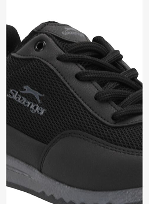 Slazenger ANGLE I Kadın Sneaker Ayakkabı Siyah / Siyah - Görsel 4