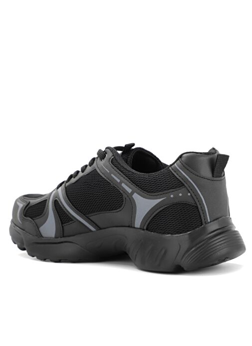 Slazenger ABRAM I Erkek Sneaker Ayakkabı Siyah - Görsel 4