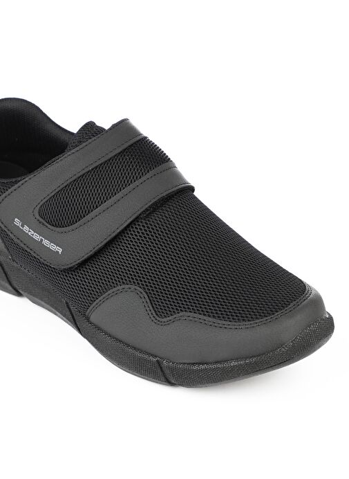 Slazenger ACA I Erkek Sneaker Ayakkabı Siyah / Siyah - Görsel 5