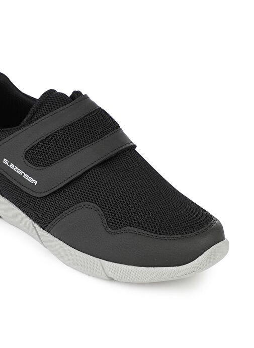 Slazenger ACA I Erkek Sneaker Ayakkabı Siyah / Koyu Gri - Görsel 5