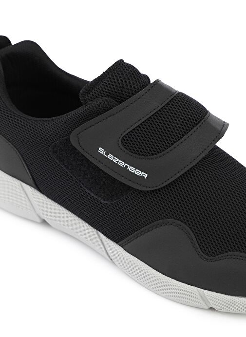 Slazenger ACA I Büyük Beden Erkek Sneaker Ayakkabı Siyah / Koyu Gri - Görsel 5