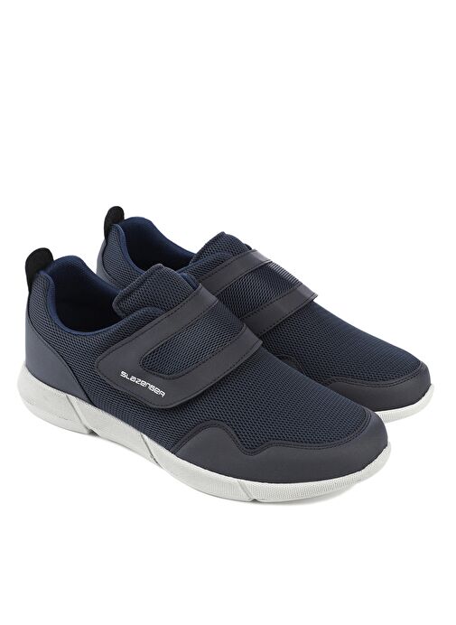 Slazenger ACA I Büyük Beden Erkek Sneaker Ayakkabı Lacivert - Görsel 3