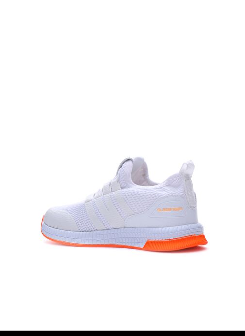 Slazenger EBBA I Erkek Çocuk Sneaker Ayakkabı Beyaz / Turuncu - Görsel 4