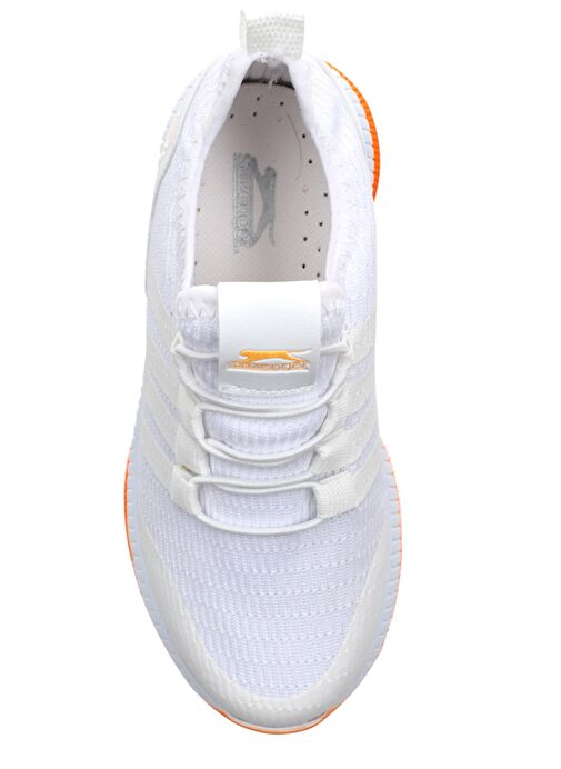 Slazenger EBBA I Erkek Çocuk Sneaker Ayakkabı Beyaz / Turuncu - Görsel 6