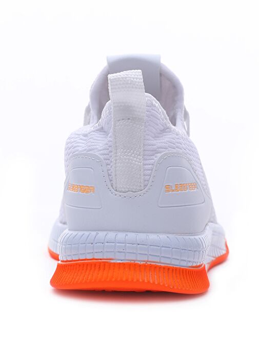 Slazenger EBBA I Erkek Çocuk Sneaker Ayakkabı Beyaz / Turuncu - Görsel 7