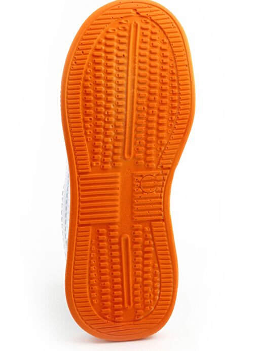 Slazenger EBBA I Erkek Çocuk Sneaker Ayakkabı Beyaz / Turuncu - Görsel 8