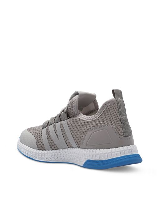 Slazenger EBBA I Erkek Çocuk Sneaker Ayakkabı Gri / Mavi - Görsel 4