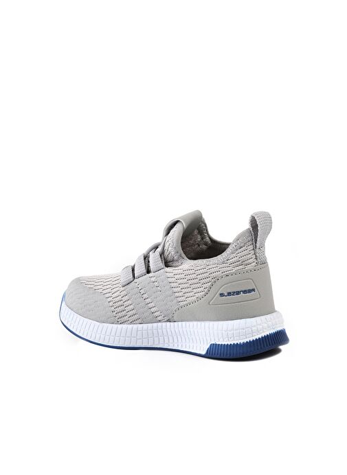 Slazenger EBBA I Erkek Çocuk Sneaker Ayakkabı Gri / Mavi - Görsel 4