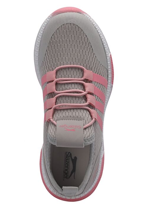 Slazenger EBBA I Kız Çocuk Sneaker Ayakkabı Gri / Pembe - Görsel 6