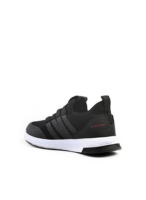 Slazenger EBBA I Erkek Çocuk Sneaker Ayakkabı Siyah / Kırmızı - Görsel 4