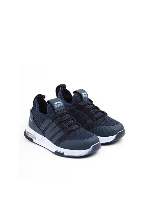 Slazenger EBBA I Erkek Çocuk Sneaker Ayakkabı Lacivert / Mavi - Görsel 3