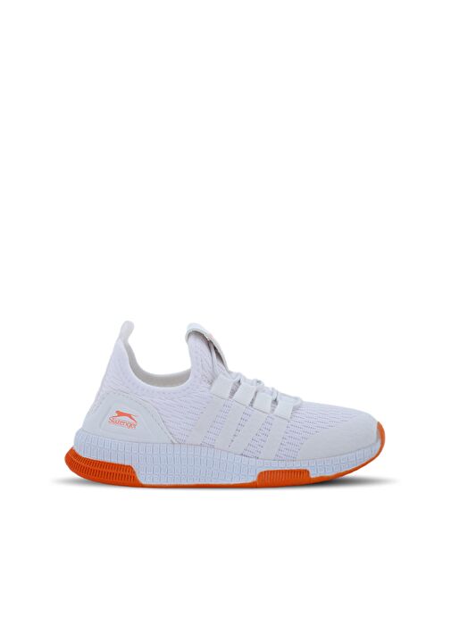Slazenger EBBA I Erkek Çocuk Sneaker Ayakkabı Beyaz / Turuncu - Görsel 2