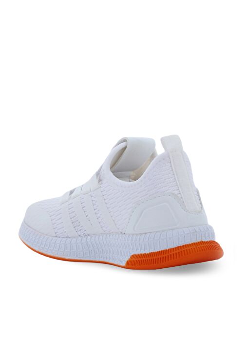 Slazenger EBBA I Erkek Çocuk Sneaker Ayakkabı Beyaz / Turuncu - Görsel 4