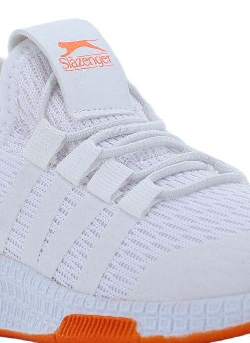 Slazenger EBBA I Erkek Çocuk Sneaker Ayakkabı Beyaz / Turuncu - Görsel 5