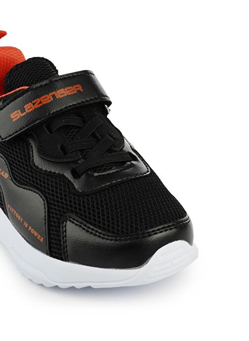 Slazenger KEALA Erkek Çocuk Sneaker Ayakkabı Siyah / Turuncu - Görsel 5