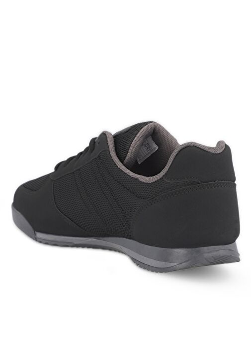 Slazenger OFFICER I Erkek Sneaker Ayakkabı Siyah / Gri - Görsel 4