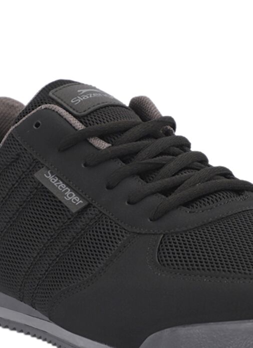 Slazenger OFFICER I Erkek Sneaker Ayakkabı Siyah / Gri - Görsel 5