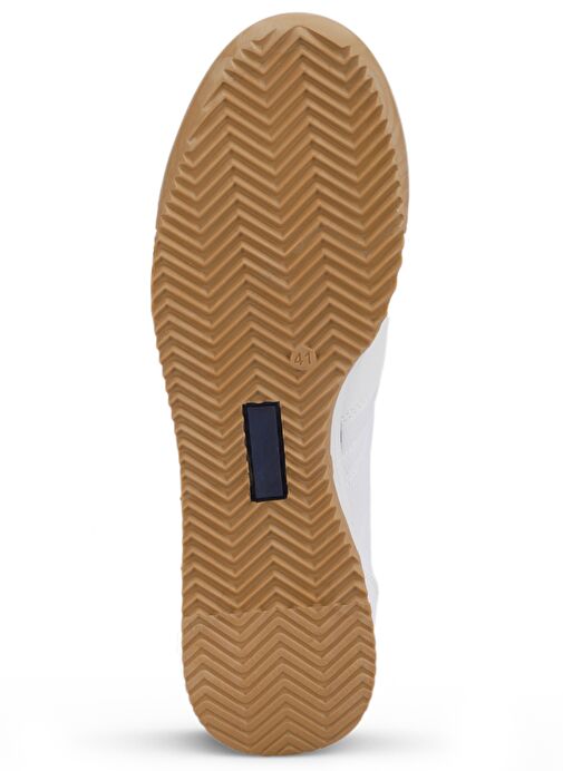 Slazenger OFFICER I Erkek Sneaker Ayakkabı Beyaz / Lacivert - Görsel 8