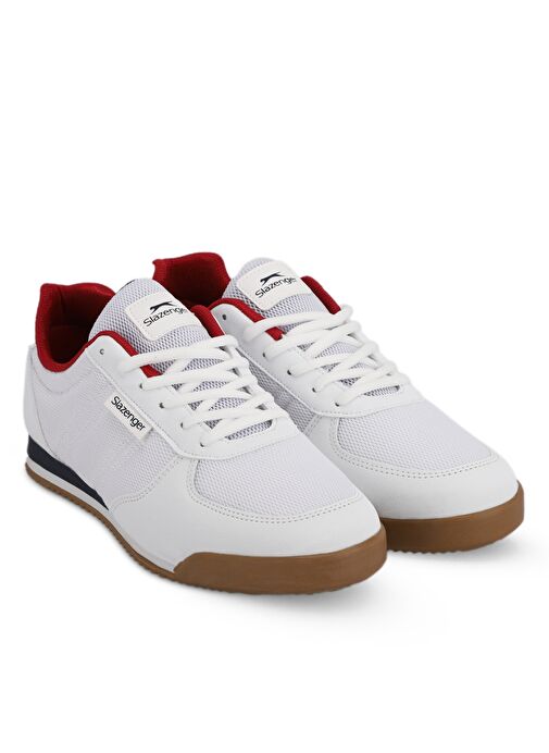 Slazenger OFFICER I Erkek Sneaker Ayakkabı Beyaz / Lacivert - Görsel 3