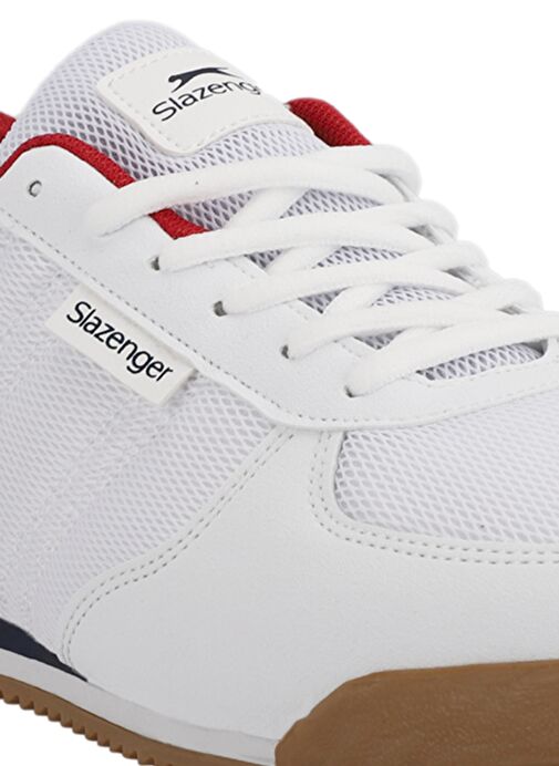 Slazenger OFFICER I Erkek Sneaker Ayakkabı Beyaz / Lacivert - Görsel 5