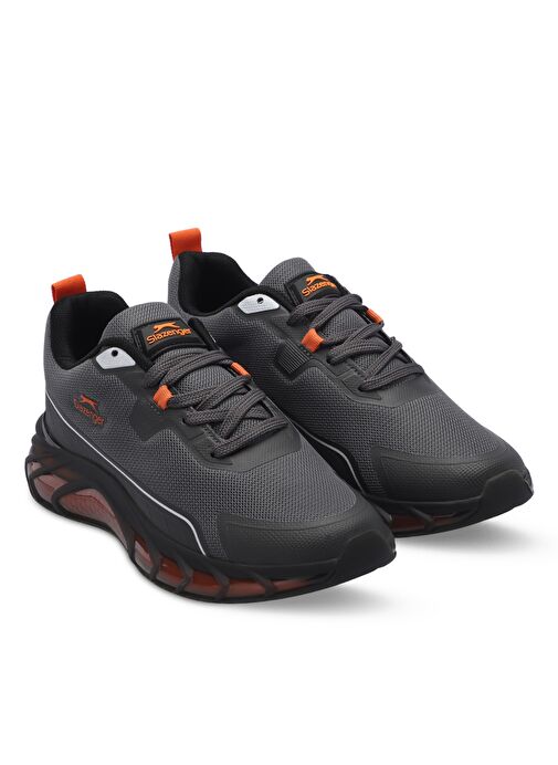 Slazenger TURBO Erkek Sneaker Ayakkabı Koyu Gri - Görsel 3