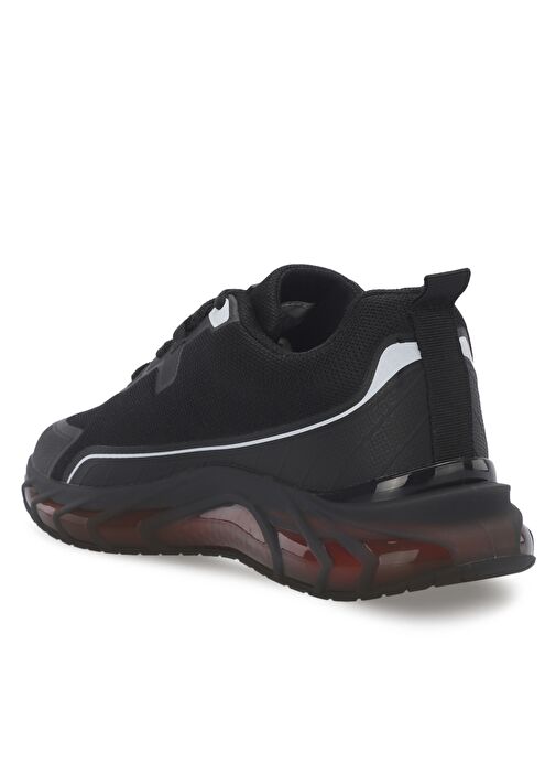Slazenger TURBO Erkek Sneaker Ayakkabı Siyah / Kırmızı - Görsel 4