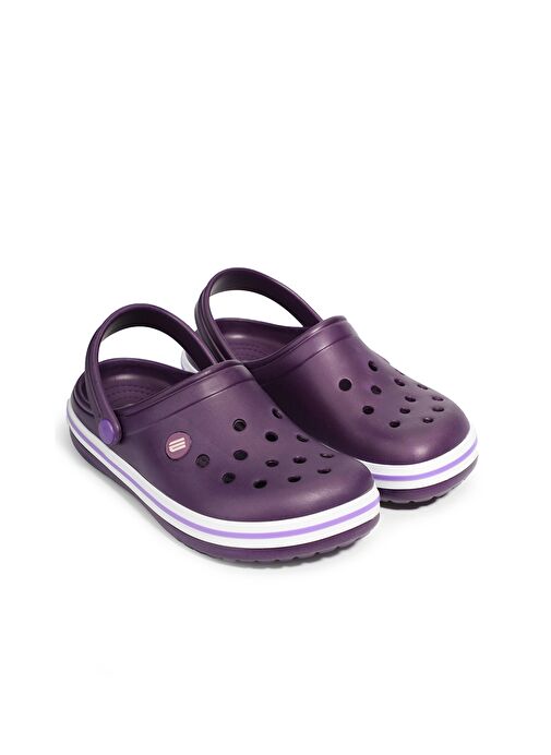 Esem ESEM Mor Beyaz LOOP Kız Çocuk Terlik Mor / Beyaz Sandalet & Terlik | Boyner Mor Beyaz - 4. görsel
