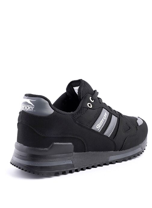 Slazenger MAROON I Erkek Sneaker Ayakkabı Siyah / Siyah - Görsel 4