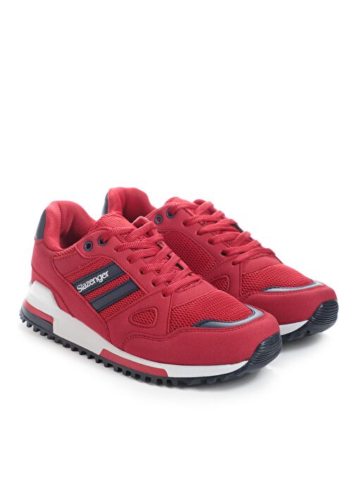 Slazenger MAROON I Erkek Sneaker Ayakkabı Kırmızı - Görsel 4